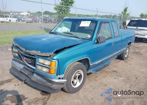 1997 GMC Sierra Sl Wideside из США, поврежденный, VIN 1GTEC19W6VE540392